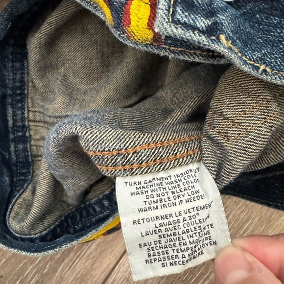 VINTAGE RL RALPH LAUREN DENIM & SUPPLY cartoon 666 Trucker JACKET SIZE XL RARE - Picture 13 of 13